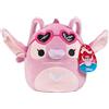 Squishmallows Disney - Peluche a forma di angelo di San Valentino, con licenza ufficiale Kellytoy, da collezione, morbido e morbido peluche con cuciture rosa, da aggiungere alla tua squadra, regalo