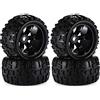 KEEDA Pneumatici 1/8 RC Monster Truck e Ruote Esagonali da 17 mm, 150 mm per Auto Redcat Rovan HPI E-MAXX Savage FLUX HSP Kyosho Hobao Arma Kraton (4 Pezzi)