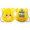 Care Bears Digital Pet - Funshine Bear Cyber Pet con caratteristiche di cura, schermo da 1,4 pollici, animali virtuali interattivi portatili per bambini, giocattolo elettronico da collezione, batteria