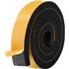 Zayejod Nastro Autoadesivo Schiuma,50mm Larghezza 25mm Spessore Strisce in Neoprene Schiuma Guarnizione in Gomma Isolante Anti-vibrazione Anti-collisione Insonorizzata Protezione per Mobili Auto, 2M