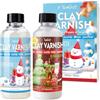 YumCraft 200ml Vernice per Argilla Essiccata all'Aria, Trasparente Lucida per Argilla a Secco Megfelelő Vernice per Ceramica, Legno, Pittura ad Olio, Resistente ai Graffi(Fényes& Matt)Air Dry Clay Glaze
