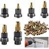 SGZIOO 186 Pezzi Inserto Filettato Rivettatrice Manuale di Teste Set, Rivetti Filettati, M3, M4, M5, M6, M8, M10, Rivettatrice per Inserti Filettati Accessori, Contiene 180 Pezzi Ciascuno Dadi