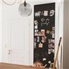 FERFLEX - Kit carta da parati magnetica classica - Versione adesiva permanente - Ardesia lavabile - Decorazione murale - 8 magneti d'argento inclusi - 2,60mx60cm