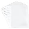 Hyxodjy 100 Pezzi Buste Trasparenti A5, Sacchetti Raccoglitori Buste Trasparenti Anelli Buste Perforate Trasparenti in Plastica per la Protezione di Carta, File e Documenti