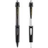 Uni-Ball SN-220 Power Tank - Penna a sfera retrattile, 1,0 mm, colore: bianco e nero, inchiostro nero, confezione da 2