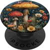 Fall Leaves autumn orange Mushroom Color Foglie autunnali Foglie autunnali Fogliame di colore autunnale PopSockets PopGrip Adesivo