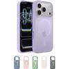 Belkin SheerForce Grip Cover per iPhone 17 Pro Compatibile con MagSafe, Design Sottile con Linee Laterali Antiscivolo, Custodia Bumper per iPhone, Magnetica, Trasparente e Anti-urto, Lavanda