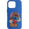 Disney Stitch Cowboy Costume Western Vintage Look Custodia per iPhone 16 Pro