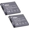 vhbw 2x batteria sostituisce Canon NB-11LH, NB-11L per fotocamera (500mAh, 3,7V, Li-Ion)