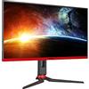 Yashi Monitor Gaming 27 QHD 2K,16:9, anti-riflesso, Regolabile in altezza, 165Hz, 1ms OD, 2x HDMI, 2x Display Port, Free sync, Flicker Free