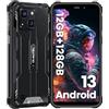 OUKITEL WP32 Rugged Smartphone, 12GB+128GB/1TB Telefono Indistruttibile, 6300mAh Android 13, 20MP + 5MP Fotocamera, 6.0 Schermo, IP68 Impermeabile Cellulare Antiurto, Dual 4G SIM/Face ID/NFC/OTG/GPS