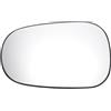 A ABSOPRO Specchio Retrovisore Sinistro Per Toyota Corolla 18-22 1pc | Bianco, Vetro Reale, Convesso, Riscaldato, Regolazione Elettrica, 2 Pin, 15cm Diagonale