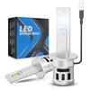 TUINCYN Lampadine H1 LED Auto, 30000LM 800% Brillante Fari H1, Luci H1 LED 6500K Bianco, 1:1 Mini Fendinebbia Auto Sostituzione per Alogena, 2 Lampadine