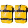 ARMOURAIN 2 borse per paraurti per moto, in PVC, impermeabili, per la maggior parte delle moto, 12 L (6 x 2), giallo