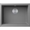 Elleci Time Undermount UM 105 LG210548BSO Lavello da Incasso 1 Vasca Sottotop - Sopratop Monovasca 550 x 435 mm finitura Granitek Matt Cemento 48