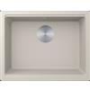 Elleci Time Undermount UM 105 LG210539BSO Lavello da Incasso 1 Vasca Sottotop - Sopratop Monovasca 550 x 435 mm finitura Granitek Bianco Soft 39