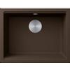 Elleci Time Undermount UM 105 LG210578BSO Lavello da Incasso 1 Vasca Sottotop - Sopratop Monovasca 550 x 435 mm finitura Granitek Espresso 78