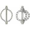 KS Tools 900.2289 Raschiatore a Catena con Catene Lisce, 4 Catene, Spirali 22 mm
