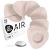 Not Just A Patch Aria - Sottile, Forte e Leggero CGM Libre 2, 3 Coperture per sensori - Aderenza ultra lunga 14 giorni impermeabile, resistente Dexcom G7 Sensor Protector Patch [20 pezzi] in marrone