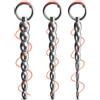 BDSMAGE Set di Dilatatori Uretrali in Acciaio inox, 3pcs Maschile Dilatatore Uretrale con Anello di sicurezza, Pene Plug per uomini, Uomo Sex Toy sonde uretrali dilatatore