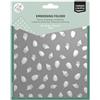Vaessen Creative Cartella per Embossing 3D-Cupcake & Palloncini 15 x 15 cm-Accessori per Goffratura, Fai da Te, DIY, Biglietti, Artigianato, Scrapbooking e Journaling, Bianco