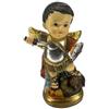 DRW Figura Arcangelo San Michele per bambini in resina dipinta a mano 10x3x4 cm