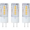 Paulmann 28822 Lampadina LED attacco a baionetta 300lm 3x3,5 Watt chiaro lampadine a bulbo plastica 2700 K GY6,35