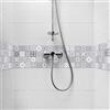 Ambiance Sticker Adesivi Autoadesivi, Decorazioni Murali, Adesivi per Piastrelle per Bagno e Cucina Nuance de Gris Lia - 6 Piastrelle Adesive 5 x 30 cm