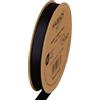 Halbach Seidenbänder Nastro in grosgrain di alta qualità, larghezza: 13 mm, lunghezza: 25 m, nastro regalo sostenibile in poliestere riciclato, ideale come nastro, colore: nero