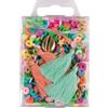 Rayher Set Perle Heishi di Creta polimero, Colore Arcobaleno, Misto Perle Vetro, Nappe, Filo, Box Blister, 15403990