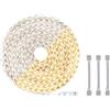 Paulmann 71041 - Striscia LED MaxLED 500, con cavo adattatore da 20 m, colore bianco, IP20, 1 x 72 Watt, dimmerabile, argento e plastica, 2700 K