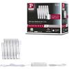 Paulmann 71123 MaxLED 500 Strip LED Full-Line COB 10W 600lm/m 480LEDs/m dimmerabile 1,5m argentato plastica 6500K fascia LED ampliabile