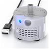 BEMOONY Fontanella per Gatti Pompa, Adatta a 3.2L Fontana per Gatti (H7), Ultra-Silenziosa, Anti-Secchezza, Luce Led Incorporata