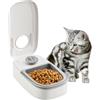 WIYETY Distributore automatico per animali domestici, alimentazione automatica per cani e gatti, mangiatoia automatica con timer 48 ore, ciotola per cibo per cani e gatti (350ML)
