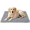 BVAGSS Cuscino per Cani, Ultra Morbido Materassino Lavabile per cani, Base Antiscivolo,Ortopedico Letto per cani Cuscino Cane XH082 (100x80cm,Grigio)