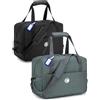 Bagzy x2 Bagaglio a Mano 40x30x20 Wizzair, Borsa da Viaggio Pieghevole 25L, Cabina in Nylon Impermeabile per Aereo, Parto e Ginnastica