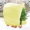 XIAQICA Cappuccio Protezione Piante, 200 x 240cm Copri Piante Inverno Esterno, Tessuto Non Tessuto per Piante Teli per Piante Inverno con Coulisse e Cerniera Telo Copri Piante Antigelo