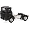Herpa camion in miniatura Scania 111 trattore 2 assi, nero, miniatura in scala 1:87, pezzo da collezione, Made in Germany, plastica
