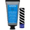 Apivita Crema Mani Secche e Screpolate Iperico 50 ml + Labbra al Burro di Cacao SPF20 4,4g