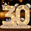 GothicBride 2026 Regali 30° Compleanno Donna 30° Compleanno Donne Targa in Legno con LED 30° Compleanno Uomo Libro degli Ospiti Compleanno Regalo di Compleanno Regalo Personalizzabile