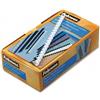 Fellowes 6200003 Apex Dorsi per Rilegatrice in Plastico, D6, 100 Pezzi, Bianco