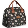 HOMESPON Borsa termica per il pranzo per donne e uomini, borsa termica | Tasca frontale, tasche laterali in rete, riutilizzabili, per lavoro, picnic, contenitore per alimenti