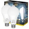 LUTW Lampadina con Sensore di Movimento, Lampadine LED E27 12W 1200LM Luce Bianca Giorno 5000K Auto On/Off, E27 lampada con sensore di movimento, per Corridoio, Garage, Scale, 2 Pezzi