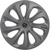 Sparco Borchie Sicilia set universale copricerchi completo auto grigio 16 pollici