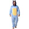 BlueY Tutina Uomo, Tutina Uomini Bandit, Intera in Pile Pigiama Intero Uomo, Blu S