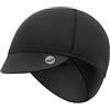 ROCKBROS Berretto Sottocasco Bici Invernale, Cappellino con Visiera, Elastico Berretto Copricapo Antivento Caldo Paraorecchie, per Ciclismo Sci Moto, Nero