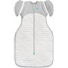 Love To Dream Swaddle UP sacco nanna, taglia XL 11-14 kg - Bianco | Vestibilità con ali rimovibili | 2,5 Tog per autunno e inverno (16-20°C) | Cotone e doppia cerniera