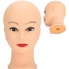 NSXAYIWE Testa di Manichino, Testa di Manichino Testa di Manichino in Silicone Testa di Manichino Per Trucco Testa di Manichino Calvo Testa di Manichino Per Salone di Parrucche(versione in maschera)