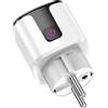 Fangxuee Presa Intelligente 20A Tuya Wifi Smart Plug Power AC100-240V Presa Home Voice Timing Socket Tuya Smart Life EU PLUG A