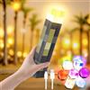 BRIMOREA Lampada a LED da parete, luce notturna, ricaricabile tramite USB, 7 colori, portatile e montaggio a parete, perfetta per cameretta dei bambini, giocatori, giardino e decorazioni